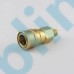 ISO-B Brass Male NPT BSPP Thread Hydraulic Quick Release Couplings