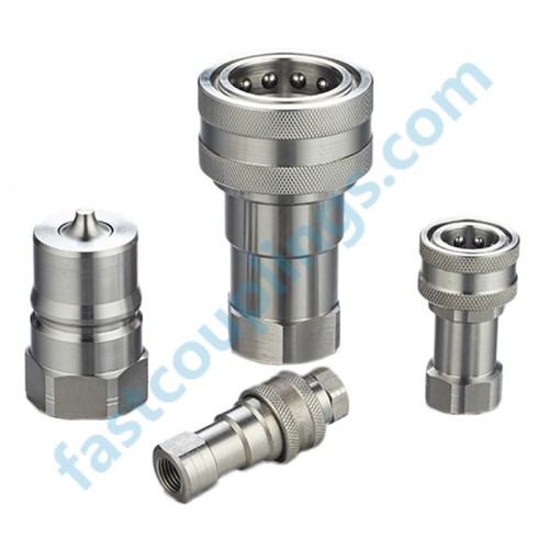 Customized ISO7241-B Stainless Steel Female Thread Hydraulic Quick ...