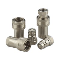 ISO5675 Hydraulic Quick Release Couplings with Poppet Valve Sealing