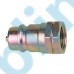 ISO5675 Hydraulic Quick Release Couplings With Poppet Valve Sealing And Groove Plug